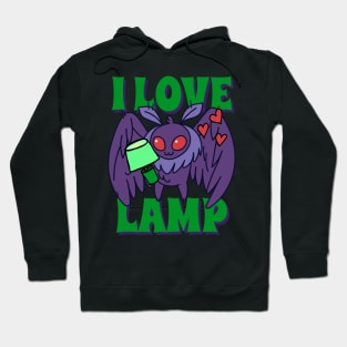 “I Love Lamp” Chibi Mothman Hoodie